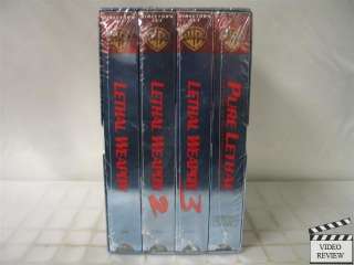 Lethal Weapon Legacy VHS NEW 3 Tape Set, Directors Cut 085393648336 