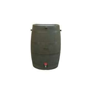  Flatback Rain Barrel (50 USG) Spigot Type Plastic, Color 