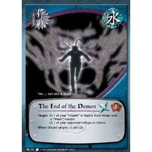  Naruto TCG Coils of the Snake M 052 The End of the Demon 