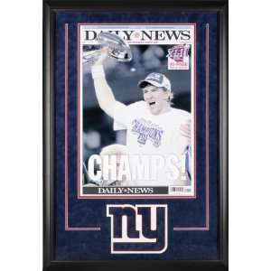   SB XLII New York Daily News Framed Front Page