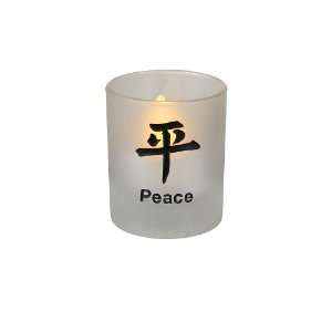   Handmade Decorative Votive Candle Holder   Peace: Home & Kitchen