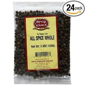 Spicy World All Spice Whole, 3.5 Ounce: Grocery & Gourmet Food