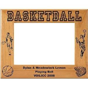  Laser Engraved Basketball Picture Frame: Baby