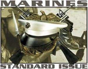 MARINES MARINE CORPS USMC STANDARD ISSUE T SHIRT TEE  