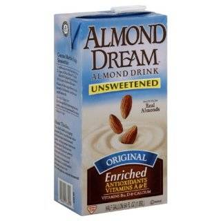 Imagine Almond Dream Unsweetened Almond Milk, 64 Ounce (Pack of 8)
