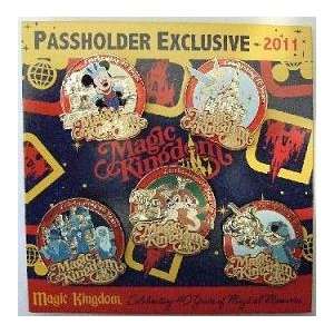  Disney World Annual Passholder Exclusive 2011 Pin Set 