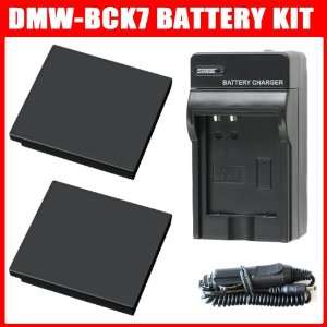  (2Pcs) Dmw BCK7 Replacement Battery + AC/DC Replacement 
