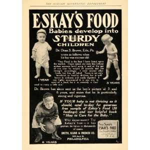   French Eskays Food Dr Dean S Brown   Original Print Ad