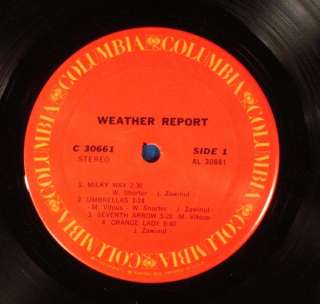 WEATHER REPORT self titled 1971 debut LP C 30661 NM++  