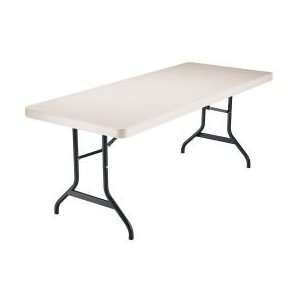  Lifetime® Portable Folding Table 72   Almond: Home 