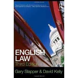  English Law [Paperback]: Gary Slapper: Books