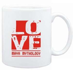  Mug White  LOVE Maya Mythology  Religions Sports 