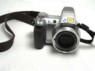 Sony Cyber shot DSC H2 6.0 MP Digital Camera   Silver   Missing 