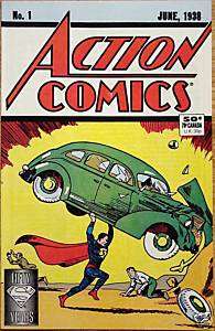 SUPERMAN Action Comic # 1 June 1938 1st ISSUE Re Print  