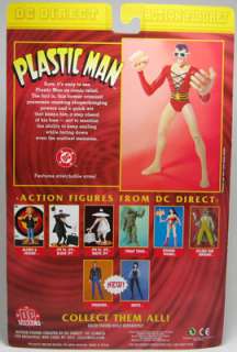 Rare DC Direct PLASTIC MAN Action Figure MOC 1999 HTF  