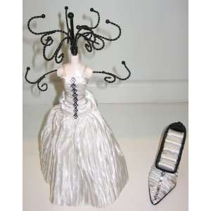  Jewelry Holder White Dress Mannequin with White Ring Shoe Holder 