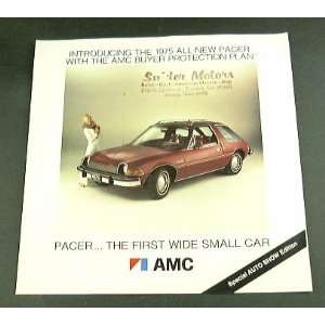  1975 75 AMC American Motors PACER BROCHURE D/L X 