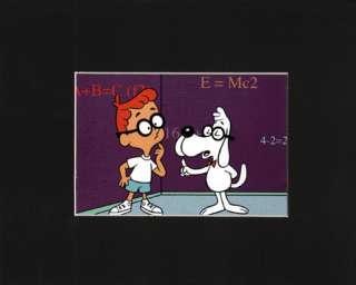Mr. Peabody & Sherman~Mat Print~E=Mc2~NEW  
