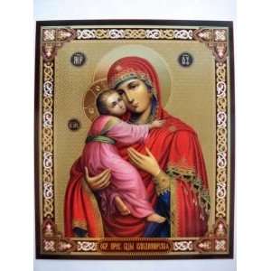THEOTOKOS Our Lady of Vladimir HOLY VIRGIN MARY Orthodox Icon Mother 
