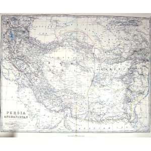  Map C1860 Persia Afghanistan Beluchistan Baghdad Iraq
