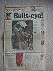 1995 96 Michael Jordan Chicago BULLS RECORD WINS 70 Newspaper Vintage 