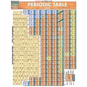 Periodic Table Basic Quick Study Guide by BarCharts  