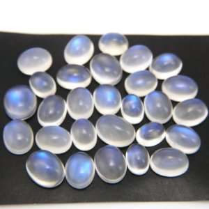  Natural Blue Moonstone Loose Gemstone Oval Cut 53.10cts 9 