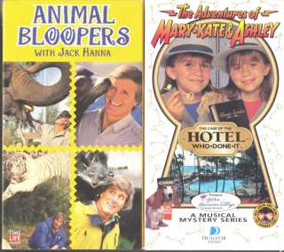 Animal Bloopers With Jack Hanna & TAOMK&ATCOTHWDI;2 VHS 764315029230 