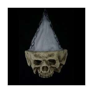  Hanging Light Up Skull   Halloween Prop: Home & Kitchen