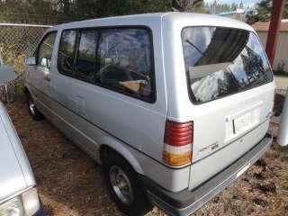 1988 Ford Aerostar Van XL FOR PARTS ONLY  