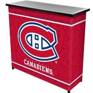  NHL Montreal Canadiens 2 Shelf Portable Bar w/ Case   Game 