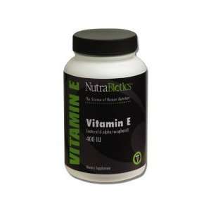   NutraBio Natural Vitamin E Softgels