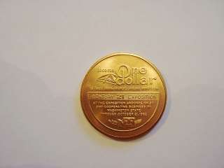 SEATTLE USA 1962 AMERICAS SPACE AGE WORLDS FAIR MEDAL  
