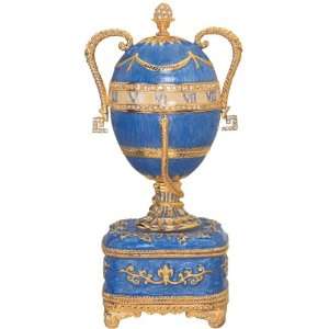   17 century Replica Russian Faberge Style Enameled Egg