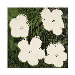  Flowers, c.1964 (White) Giclee Poster Print by Andy Warhol 