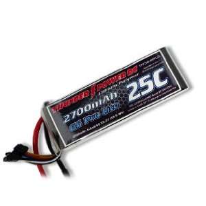   RC G6 Pro Lite 25C 2700mAh 4 Cell/4S 14.8V Lipo Battery: Toys & Games