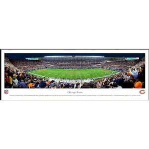  Chicago Bears   Soldier Field   Framed Poster Print 