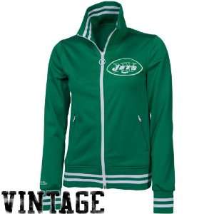   & Ness New York Jets Womens Vintage Track Jacket