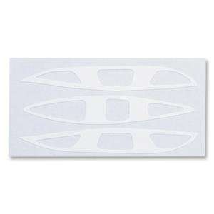  Cascade Pro7 Vent Cover Lacrosse Decal Set (White) Sports 