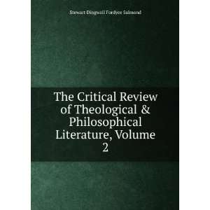   Literature, Volume 2: Stewart Dingwall Fordyce Salmond: Books