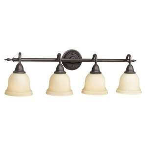  Belle Foret BF8384 Four Light Vanity Light Finish Oil 