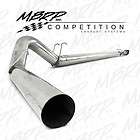   Stainless 5 Single Down Pipe Back Exhaust System   Competition Series