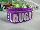 Silicone Jumbo Wrist Band LOL Laugh Out Loud Purple NWT