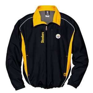  Pittsburgh Steelers Jacket   Safety Blitz (Black) Sports 