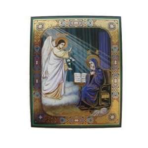 ANNUNCIATION Disambiguation OF HOLY MARY Christian Icon (Metallograph 