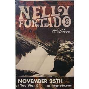 Nelly Furtado Folklore Part 1 & 2 Poster 25x37