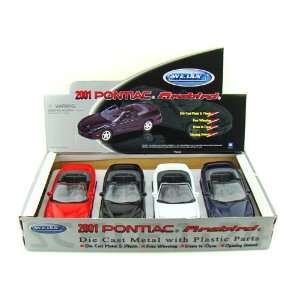  Set of 4   2001 Pontiac Firebird 1/24 Toys & Games