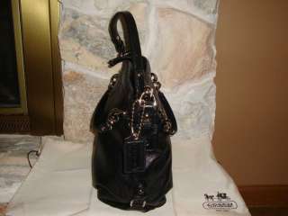 COACH BLACK LEATHER BROOKE BAG 14142M NWT RETAIL $358 + TAX  