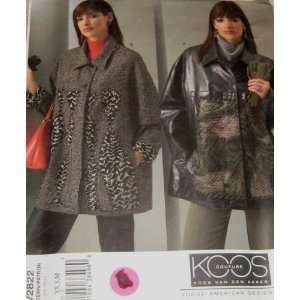  Vogue V2822 KOOS Couture Pattern Arts, Crafts & Sewing