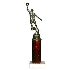  9 Basketball Trophies Male (Red Column) Sports 